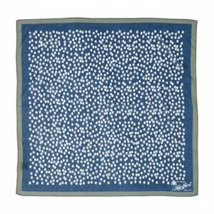 NEW HARTFORD unisex bandana dots woven scarf in ink